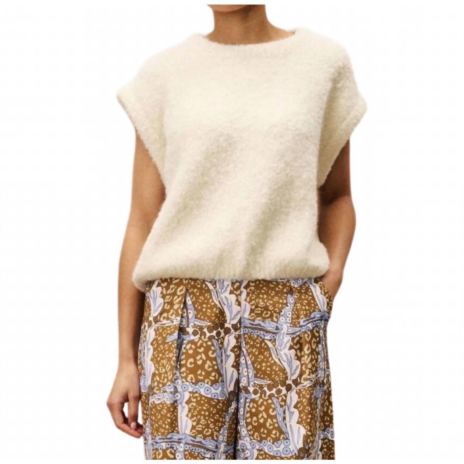 New Frnch Jasmin Sweater In Cream